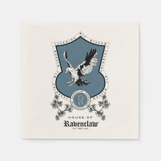 HARRY POTTER™ | Delicate Sketch RAVENCLAW™ Wappen Serviette (Vorderseite)