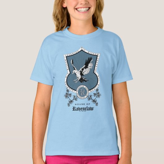 HARRY POTTER™ | Delicate Sketch RAVENCLAW™ Wappen T-Shirt (Vorderseite)