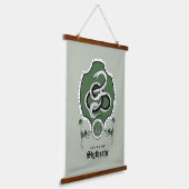 HARRY POTTER™ | Delicate Sketch SLYTHERIN™ Crest Wandteppich Mit Holzrahmen (Gewinkelt)