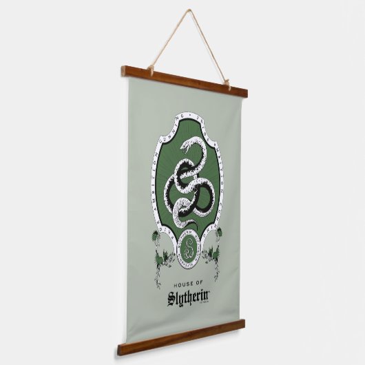 HARRY POTTER™ | Delicate Sketch SLYTHERIN™ Crest Wandteppich Mit Holzrahmen (Gewinkelt)