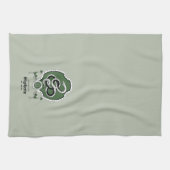 HARRY POTTER™ | Delikates Sketch SLYTHERIN™ Wappen Geschirrtuch (Horizontal)