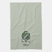 HARRY POTTER™ | Delikates Sketch SLYTHERIN™ Wappen Geschirrtuch (Vertikal)