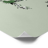 HARRY POTTER™ | Delikates Sketch SLYTHERIN™ Wappen Poster (Ecke)