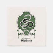 HARRY POTTER™ | Delikates Sketch SLYTHERIN™ Wappen Serviette (Vorderseite)