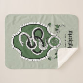 HARRY POTTER™ | Delikates Sketch SLYTHERIN™ Wappen Sherpadecke (Vorderseite (Horizontal))