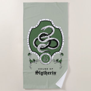 HARRY POTTER™ Delikates Sketch SLYTHERIN™ Wappen Strandtuch