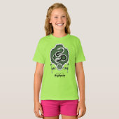 HARRY POTTER™ | Delikates Sketch SLYTHERIN™ Wappen T-Shirt (Vorne ganz)