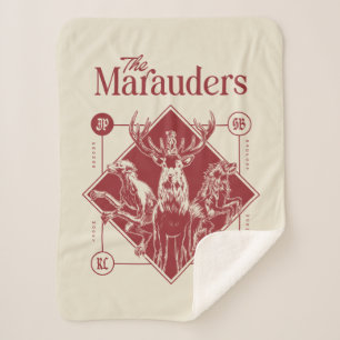 HARRY POTTER™ Die Marauder Animagus-Grafik Sherpadecke