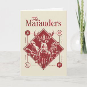HARRY POTTER™ Die Marauders Animagus-Grafik Karte