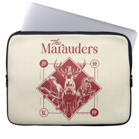 HARRY POTTER™ Die Marauders Animagus-Grafik Laptopschutzhülle (Vorderseite)