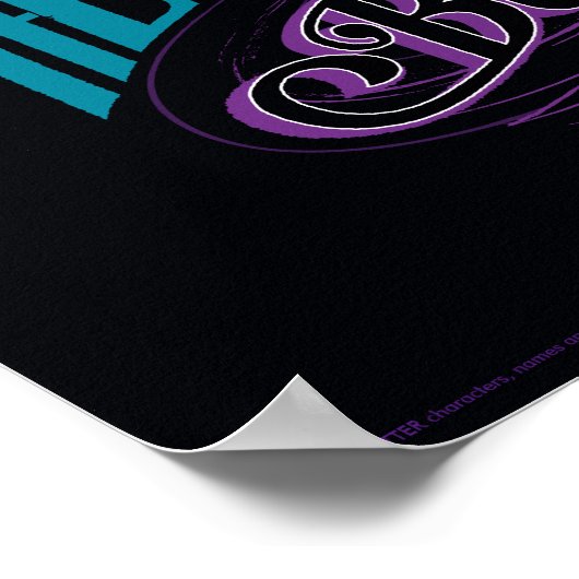 Harry Potter | die Ritter-Bus-Typografie-Grafik Poster (Ecke)