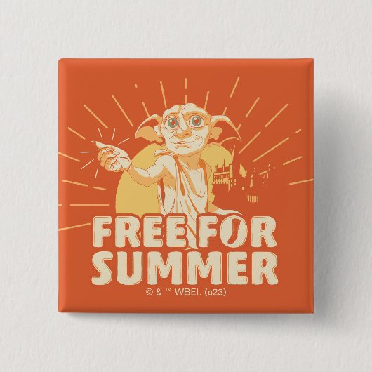 HARRY POTTER™ | Dobby Free für den Sommer Button (Vorderseite)