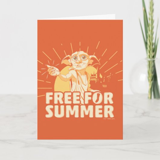 HARRY POTTER™ | Dobby Free für den Sommer Karte (Vorderseite)
