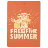 HARRY POTTER™ | Dobby Free für den Sommer Klemmbrett (Rückseite)