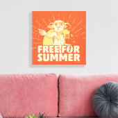 HARRY POTTER™ | Dobby Free für den Sommer Leinwanddruck (Insitu (Wohnzimmer))