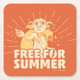 HARRY POTTER™   Dobby Free für den Sommer Rechteckiger Pappuntersetzer