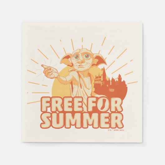 HARRY POTTER™ | Dobby Free für den Sommer Serviette (Vorderseite)