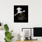 Harry Potter | Dobby Hat Keinen Herrn Poster (Heimbüro)