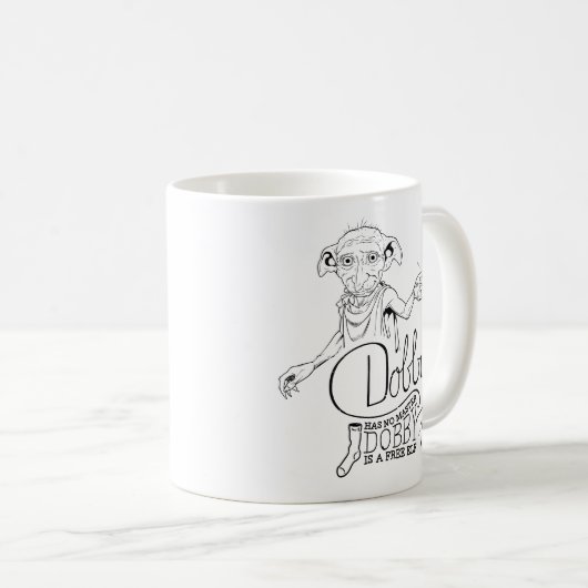 Harry Potter | Dobby hat keinen Master Kaffeetasse (VorderseiteRechts)