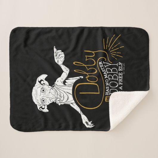 Harry Potter | Dobby hat keinen Master Sherpadecke (Vorderseite (Horizontal))