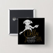 Harry Potter | Dobby Hat Keinen Meister Button (Vorne & Hinten)