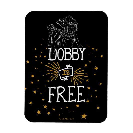 Harry Potter | Dobby ist frei Magnet (Vertikal)