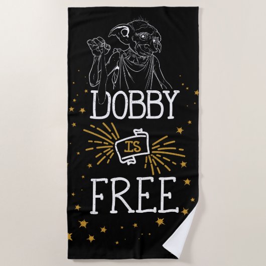 Harry Potter | Dobby ist frei Strandtuch (Vorderseite)