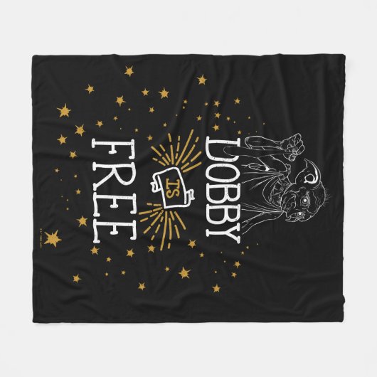 Harry Potter | Dobby ist kostenlos Fleecedecke (Vorderseite (Horizontal))