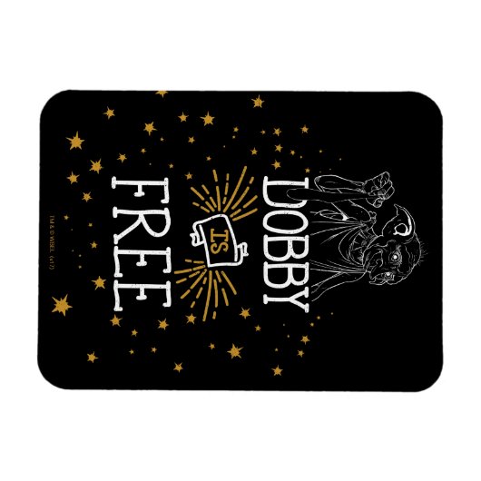 Harry Potter | Dobby ist kostenlos Magnet (Horizontal)