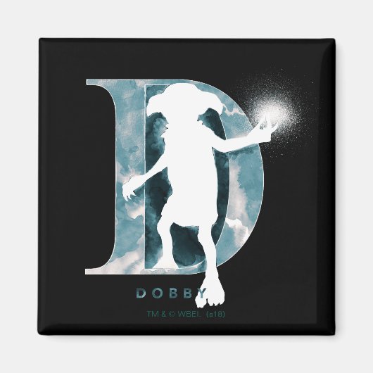 Harry Potter | Dobby-Zeichen Wasserfarbe Magnet (Vorne)