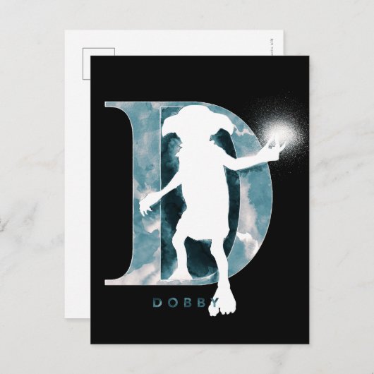 Harry Potter | Dobby-Zeichen Wasserfarbe Postkarte (Vorne/Hinten)