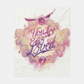 Harry Potter | Du bist so geliebt Fleecedecke (Vorderseite)