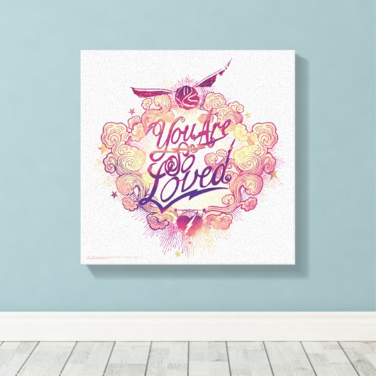 Harry Potter | Du bist so geliebt Leinwanddruck (Insitu (Holzboden))