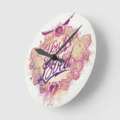 Harry Potter | Du bist so geliebt Runde Wanduhr (Winkel)