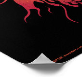 Harry Potter | Dumbledore-Silhouette Poster (Ecke)
