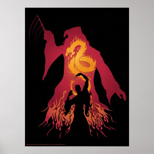 Harry Potter | Dumbledore-Silhouette Poster (Vorne)