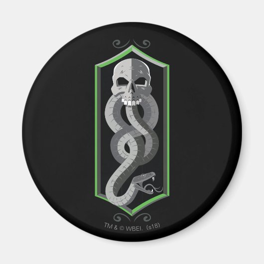 Harry Potter | Dunkler Mal-Symbol Magnet (Vorne)