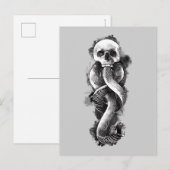 Harry Potter | Dunkles Mal Wasserfarbe Postkarte (Vorne/Hinten)