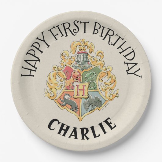 Harry Potter erste Geburtstagspapier-Platte Pappteller (Vorderseite)