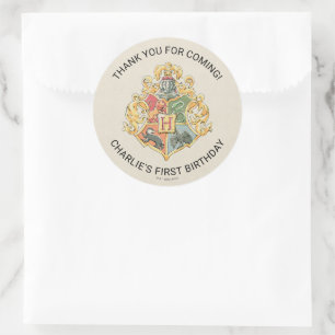 Harry Potter Erster Geburtstag Danke Runder Aufkleber