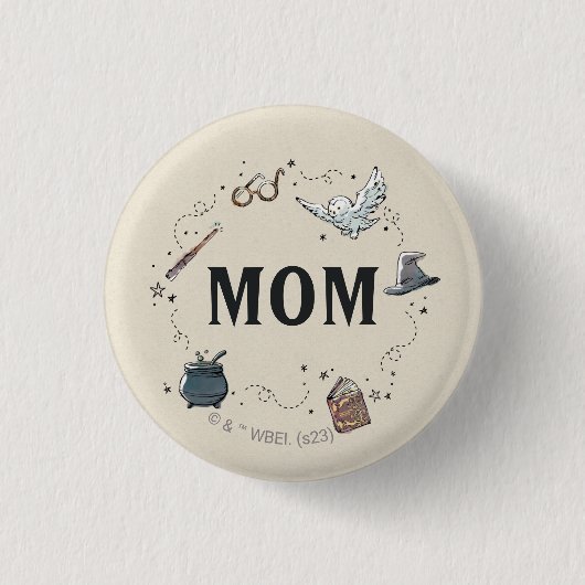 Harry Potter Erster Geburtstag Mama Button (Vorderseite)