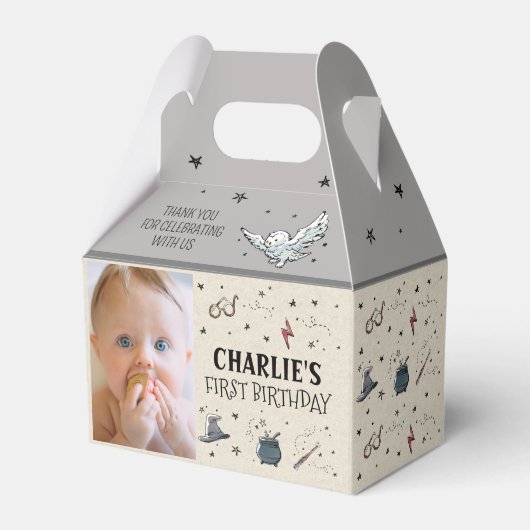 Harry Potter Erster Geburtstag Vielen Dank Geschenkschachtel (Vorderseite)