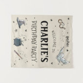 Harry Potter Erster Geburtstag Willkommen Wandteppich (Vorderseite (Horizontal))