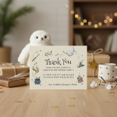 Harry Potter First Birthday Thank You Postkarte