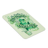 Harry Potter | Floo Powder Typografy Graphic Magnet (Rechte Seite)