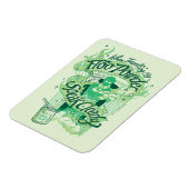 Harry Potter | Floo Powder Typografy Graphic Magnet (Linke Seite)