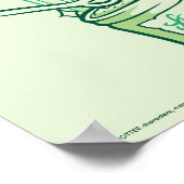 Harry Potter | Floo Powder Typografy Graphic Poster (Ecke)