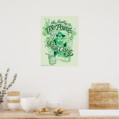Harry Potter | Floo-Puder-Typografie-Grafik Poster (Küche)
