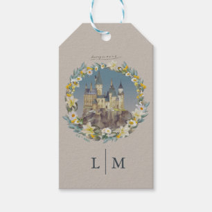 Harry Potter Florale Hogwarts-Schloss-Hochzeit Geschenkanhänger