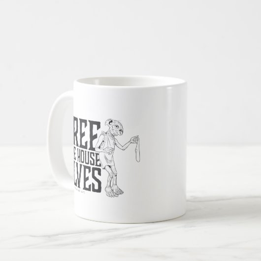 Harry Potter | frei die Haus-Elfe Kaffeetasse (Vorderseite Links)